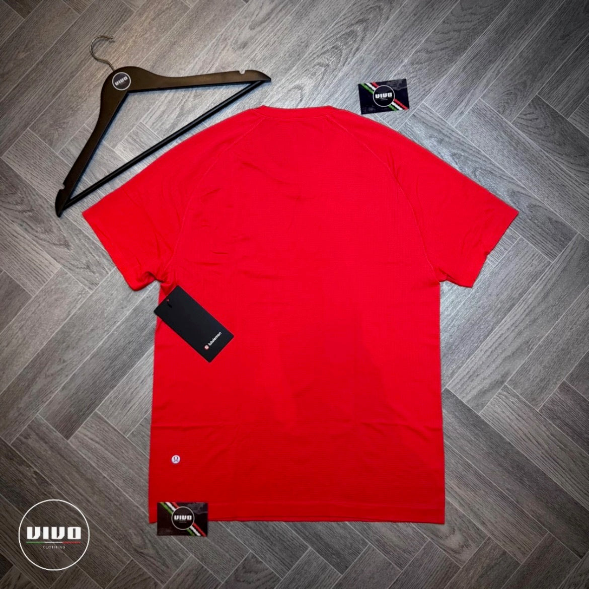 True Red Lululemon Metal Vent Tech Short-Sleeve