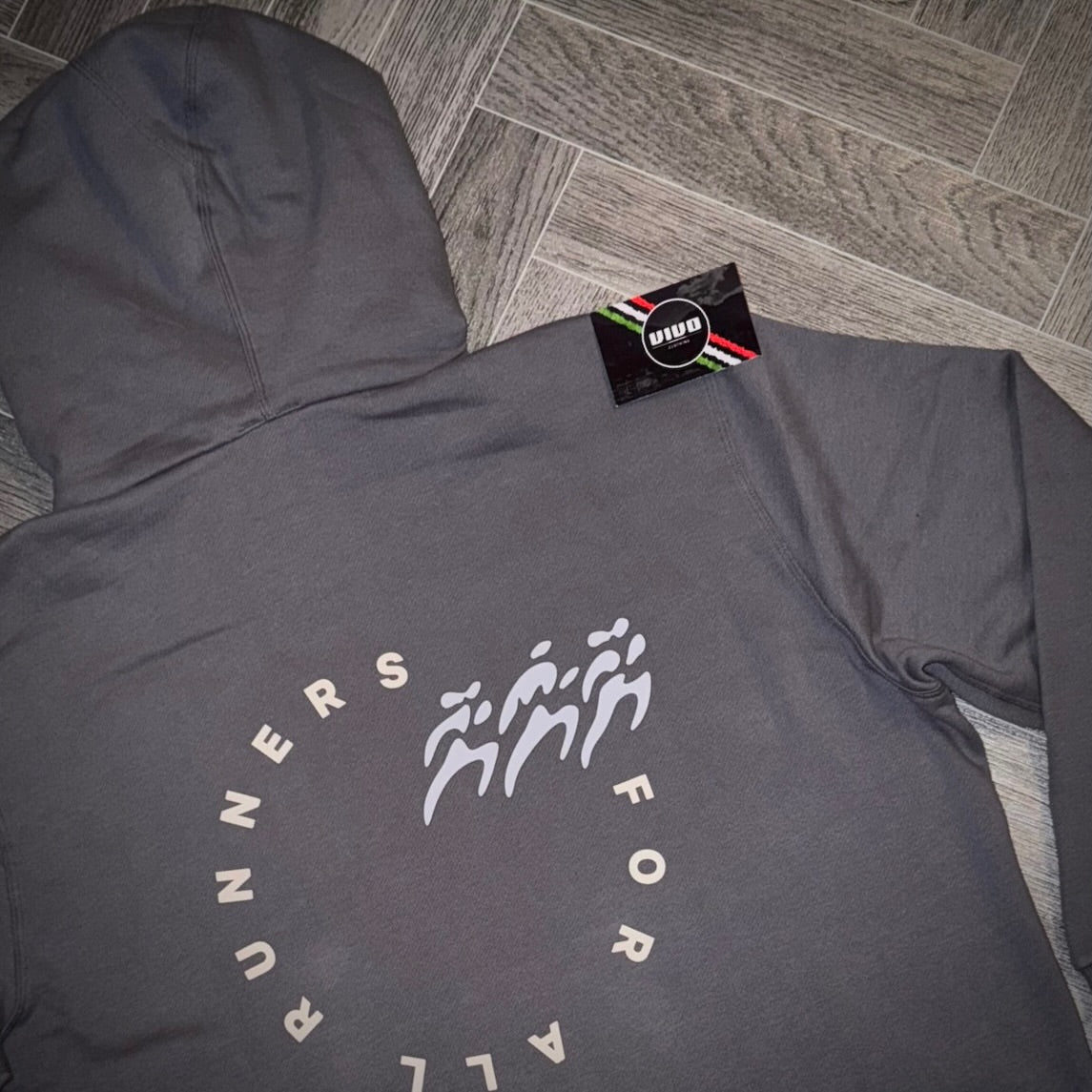 Solar Grey Lululemon Steady State Pullover Hoodie Run Graphic