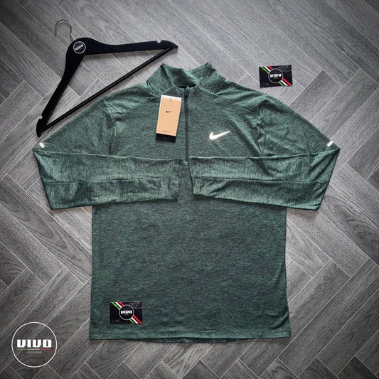 Nike Essential 1/4 Zip - Vintage Green