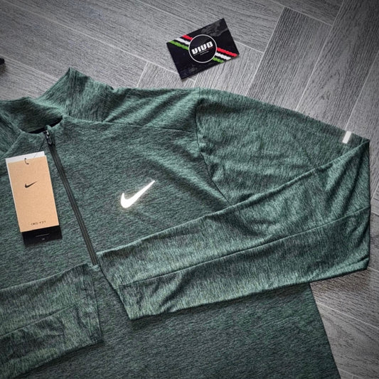 Nike Essential 1/4 Zip - Vintage Green