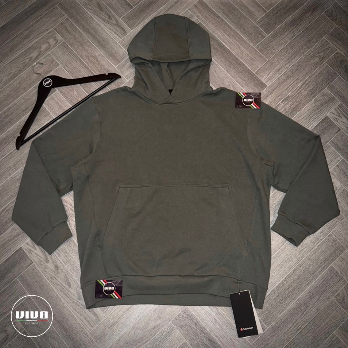 Palm Deco Lululemon Steady State Pullover Hoodie