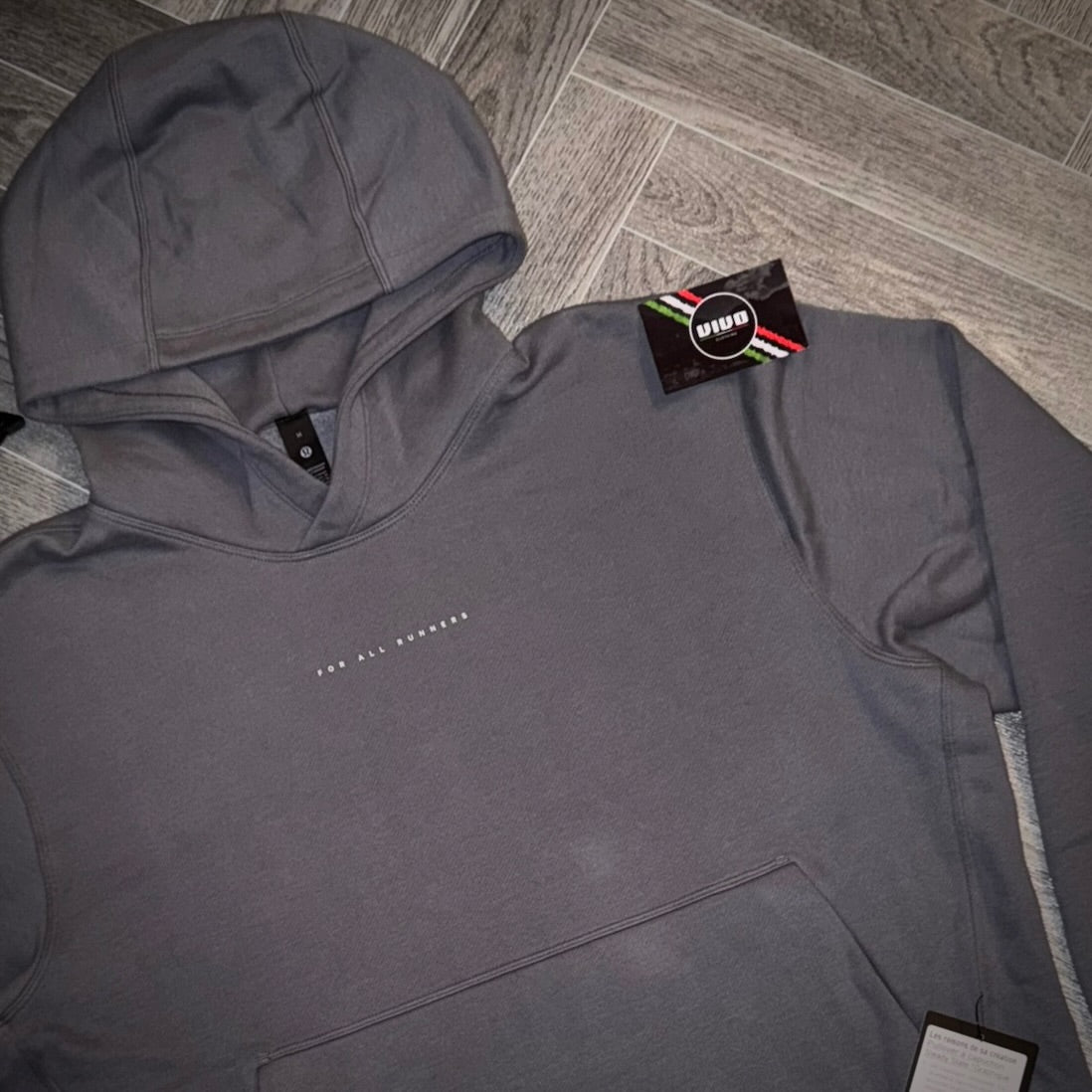 Solar Grey Lululemon Steady State Pullover Hoodie Run Graphic