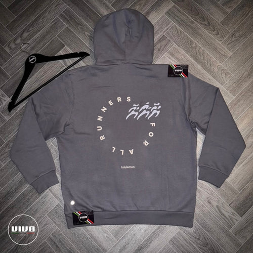 Solar Grey Lululemon Steady State Pullover Hoodie Run Graphic