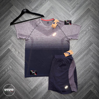 Asics Seamless Set - Lavender and Grey