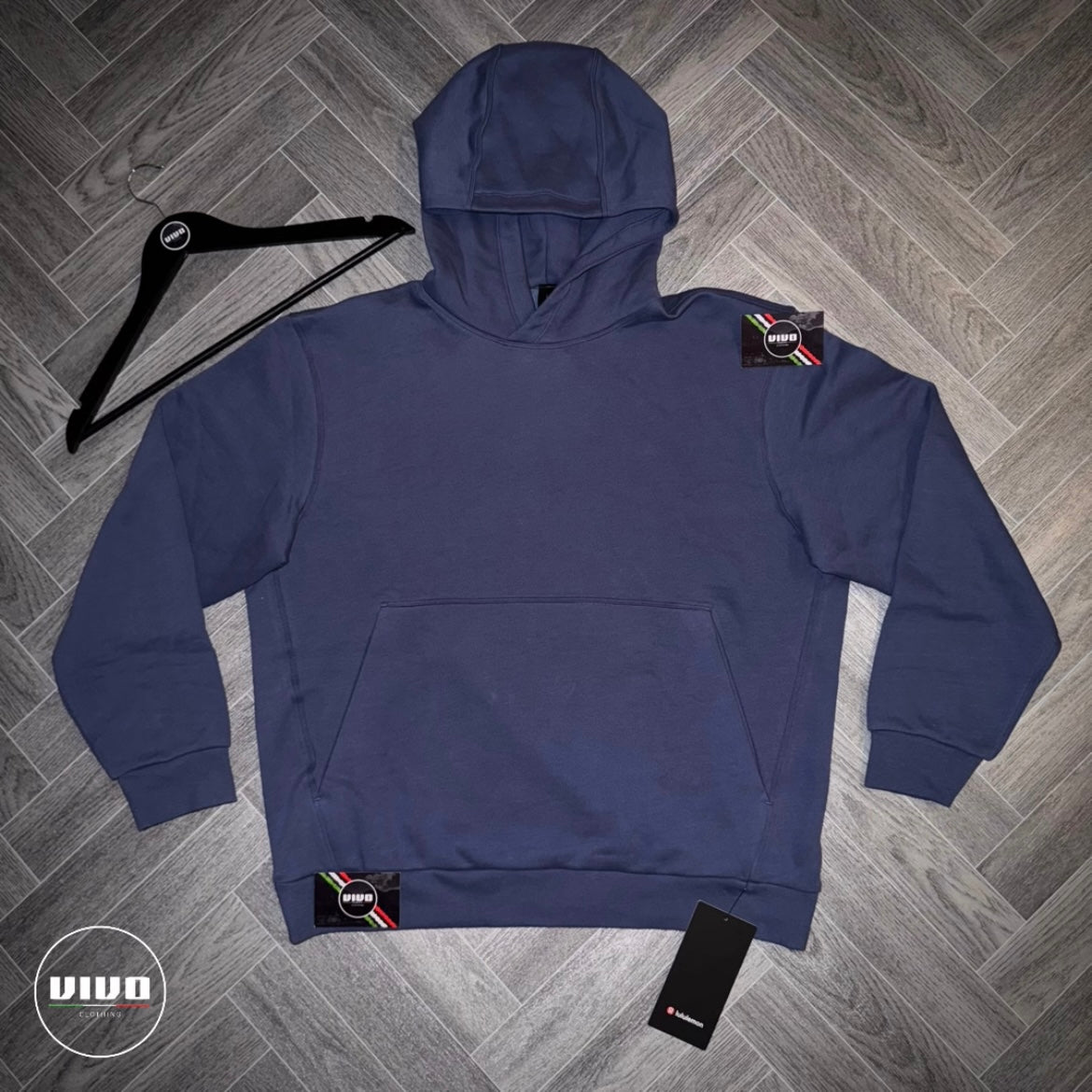 Blue Twill Lululemon Steady State Pullover Hoodie