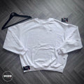White Alo Accolade Crew Neck Pullover