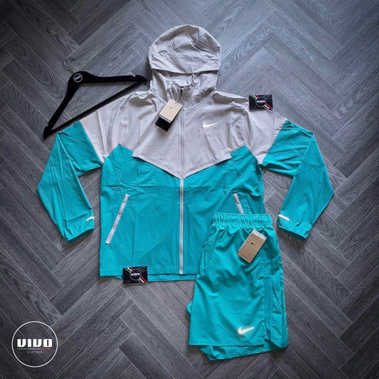 Nike Impossibly Light Windrunner & Shorts Set - Dusty Cactus