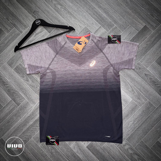 Asics Seamless T-Shirt - Lavender and Grey