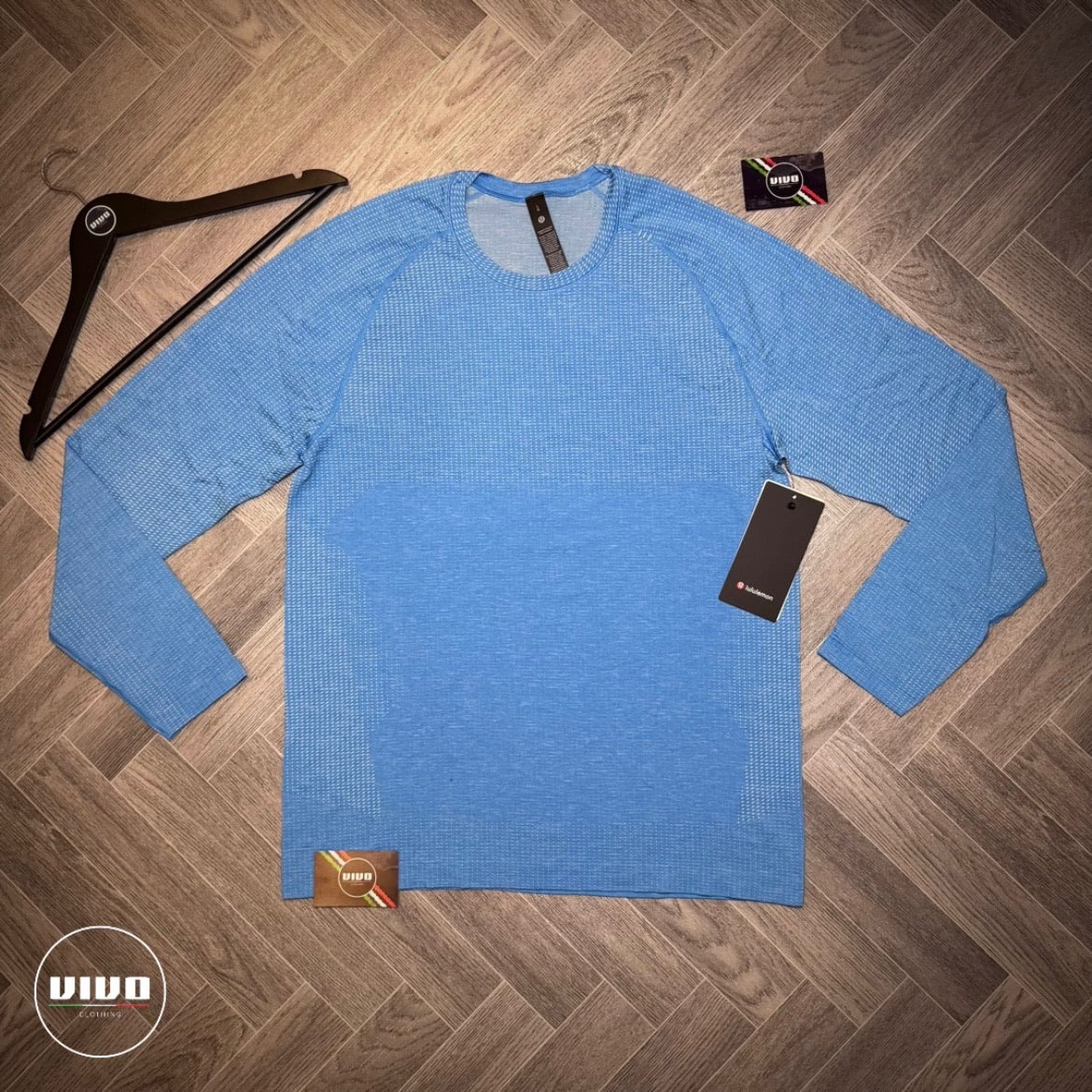 Pelican Cornflower Lululemon Metal Vent Long-Sleeve