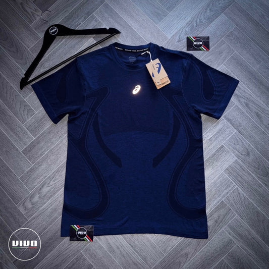 Asics Seamless T-Shirt - Midnight Blue
