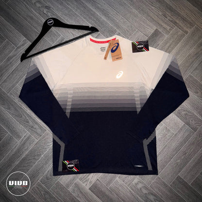 Asics Seamless Long Sleeve T-Shirt - Midnight Blue