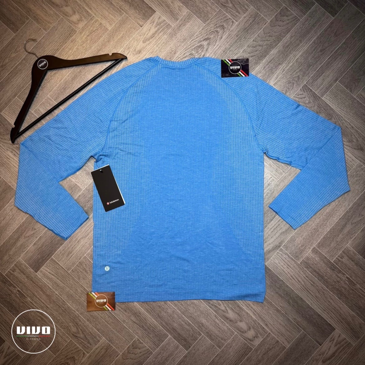 Pelican Cornflower Lululemon Metal Vent Long-Sleeve