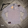 Smoke Grey/Heather Nike Stride Dri-Fit 1/4 Zip