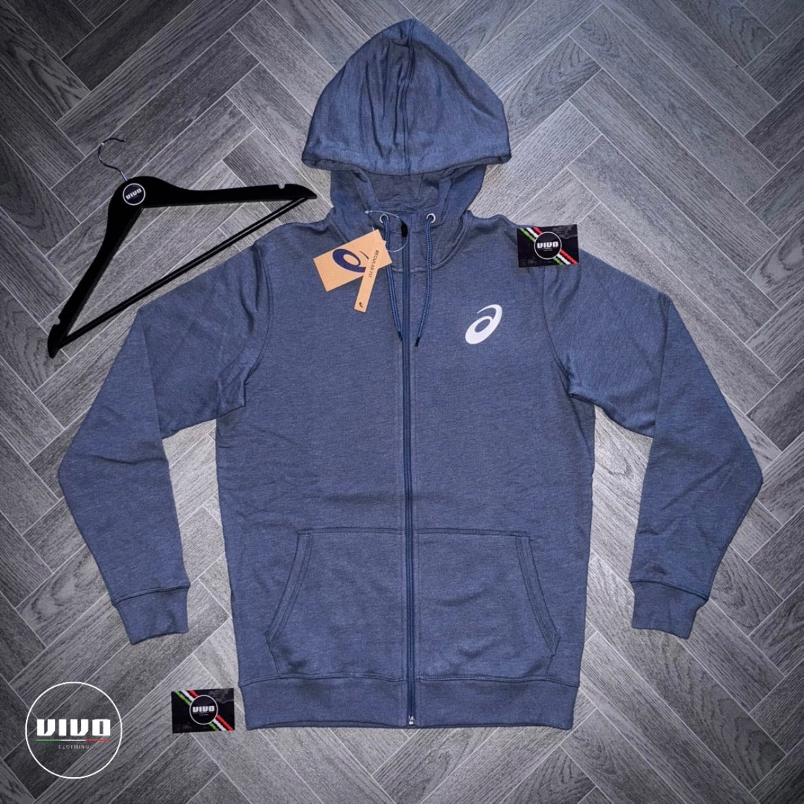 Asics Sport Knit Tracksuit - Grand Shark Heather