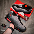 Crimson Red Nike Air Max 95s