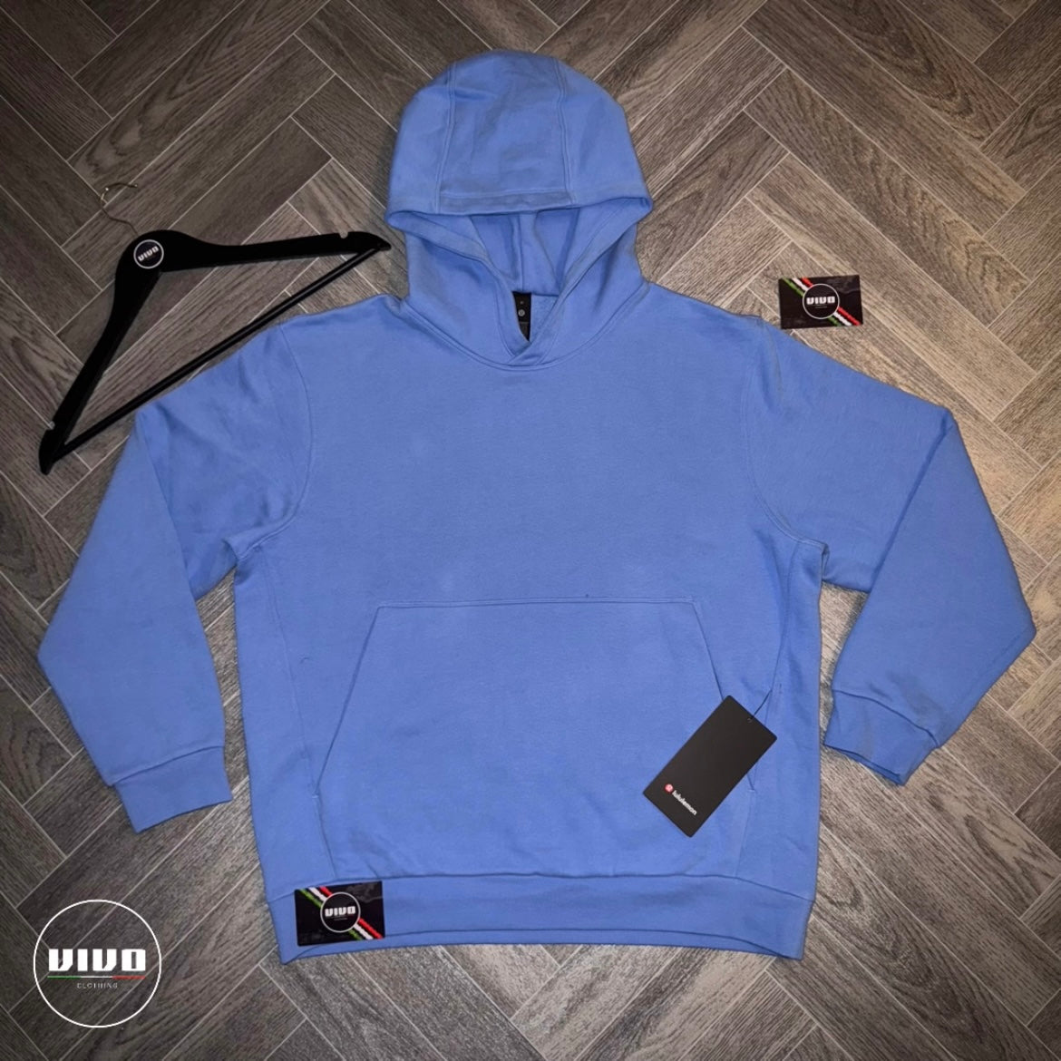Brilliant Blue Lululemon Steady State Pullover Hoodie
