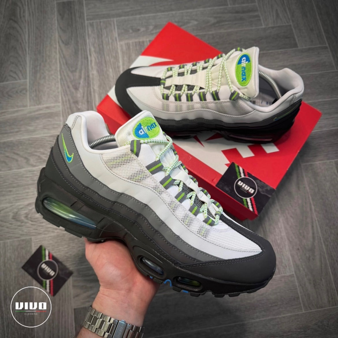 Green Apple Nike Air Max 95 Big Bubble