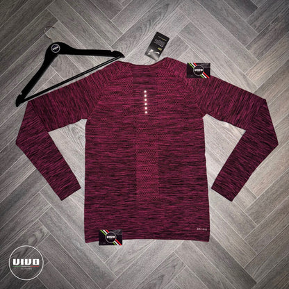 Women’s Nike 1.0 Long Sleeve Tech Knit - Purple