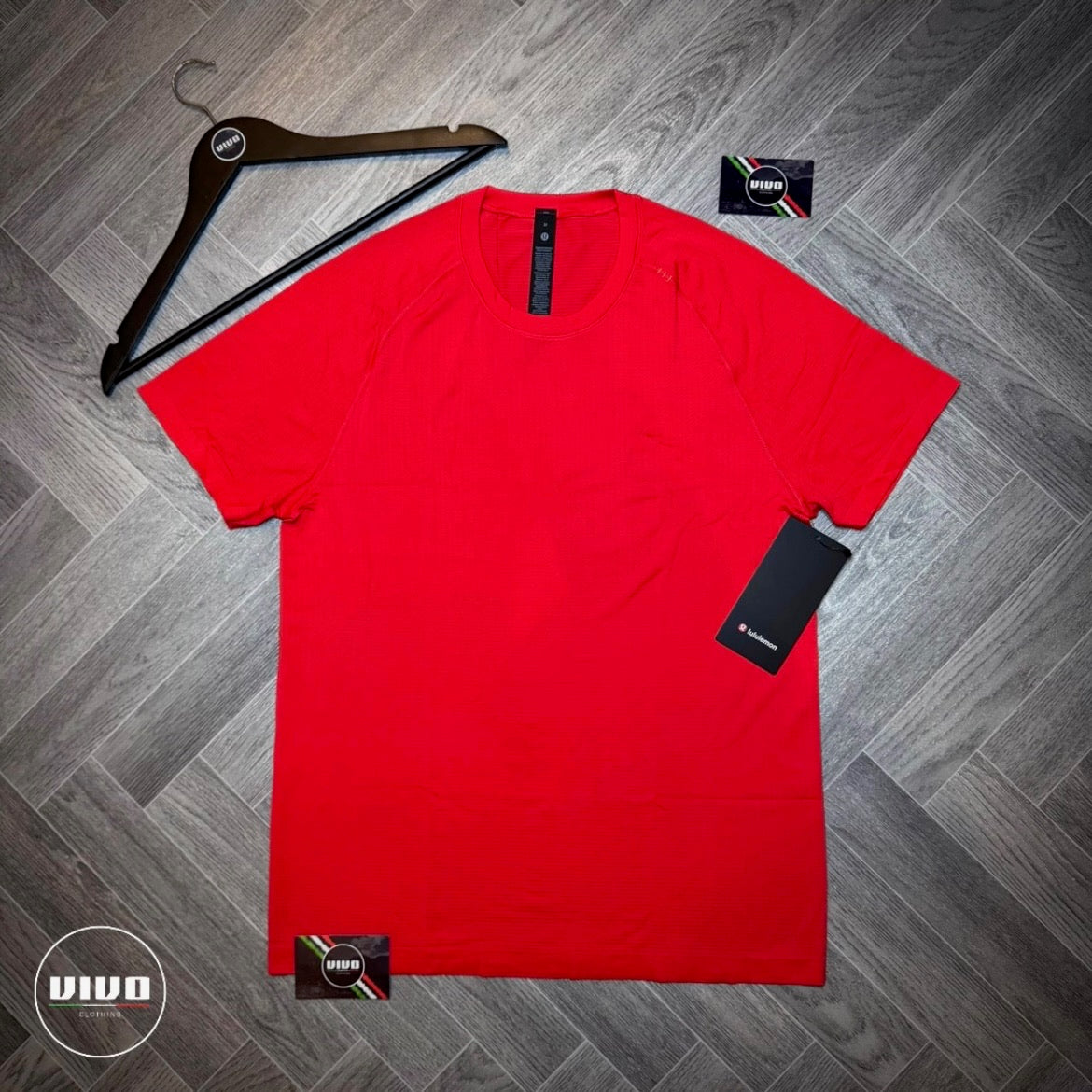 True Red Lululemon Metal Vent Tech Short-Sleeve