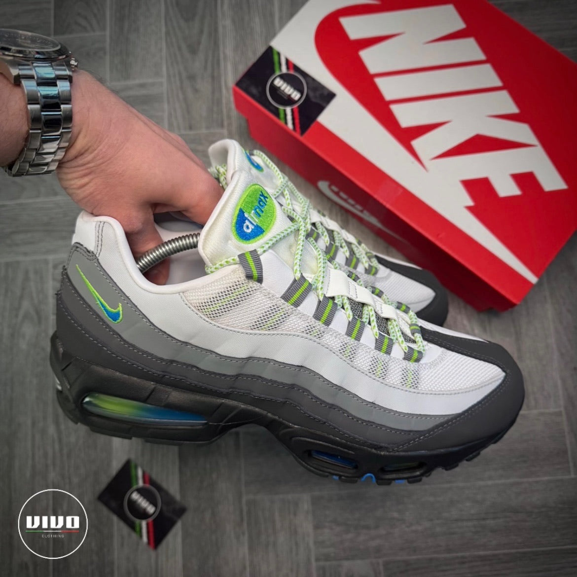 Green Apple Nike Air Max 95 Big Bubble