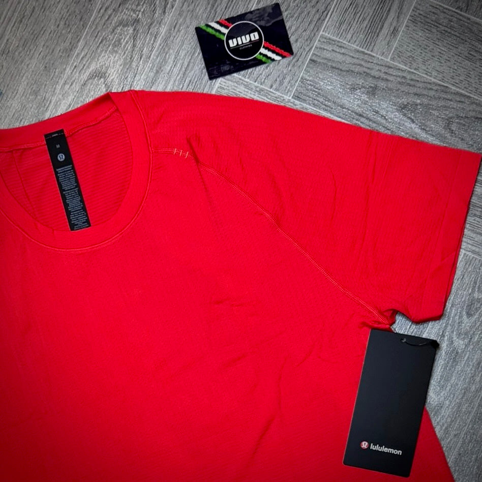 True Red Lululemon Metal Vent Tech Short-Sleeve