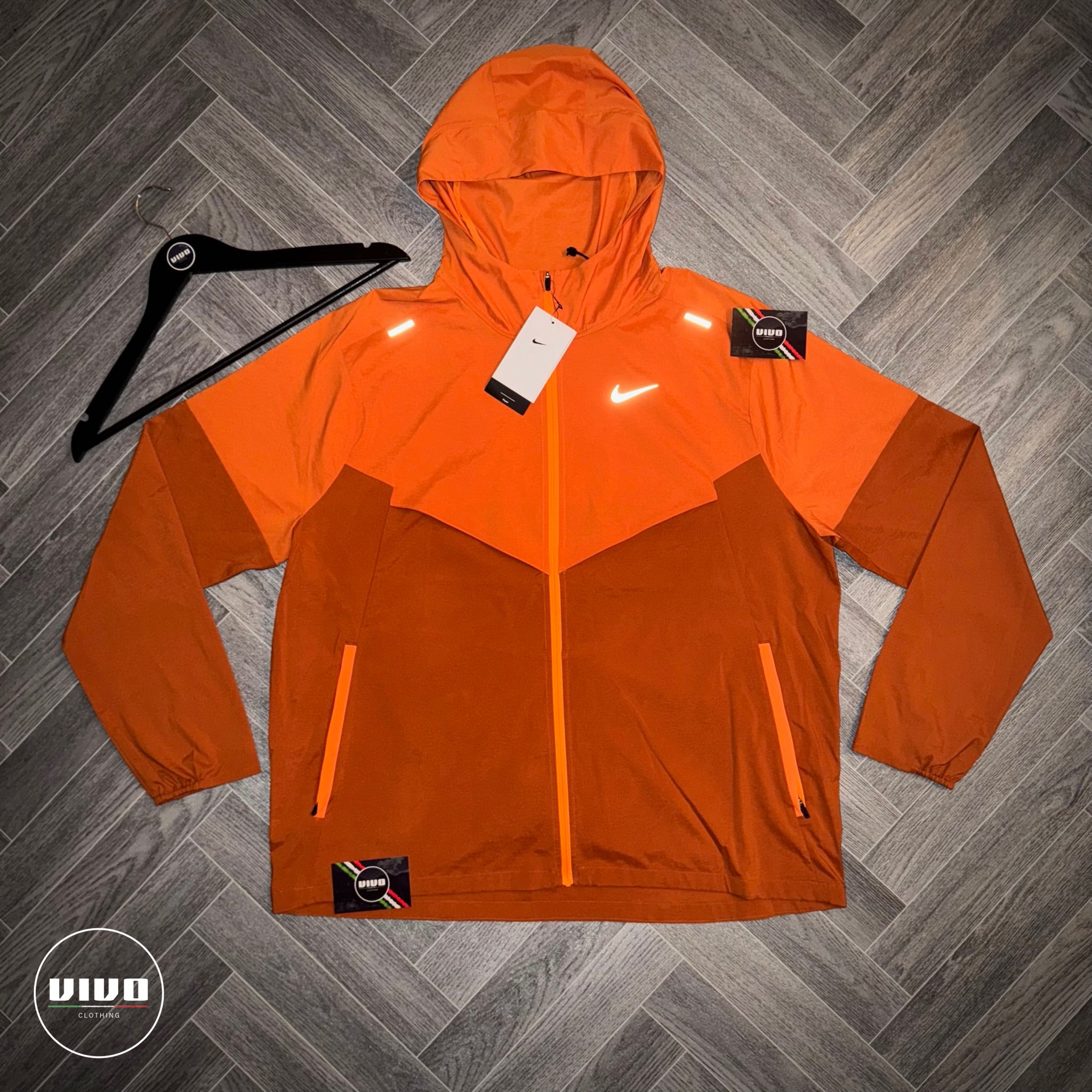 Dark Russet/Orange Nike Impossibly Light Windrunner