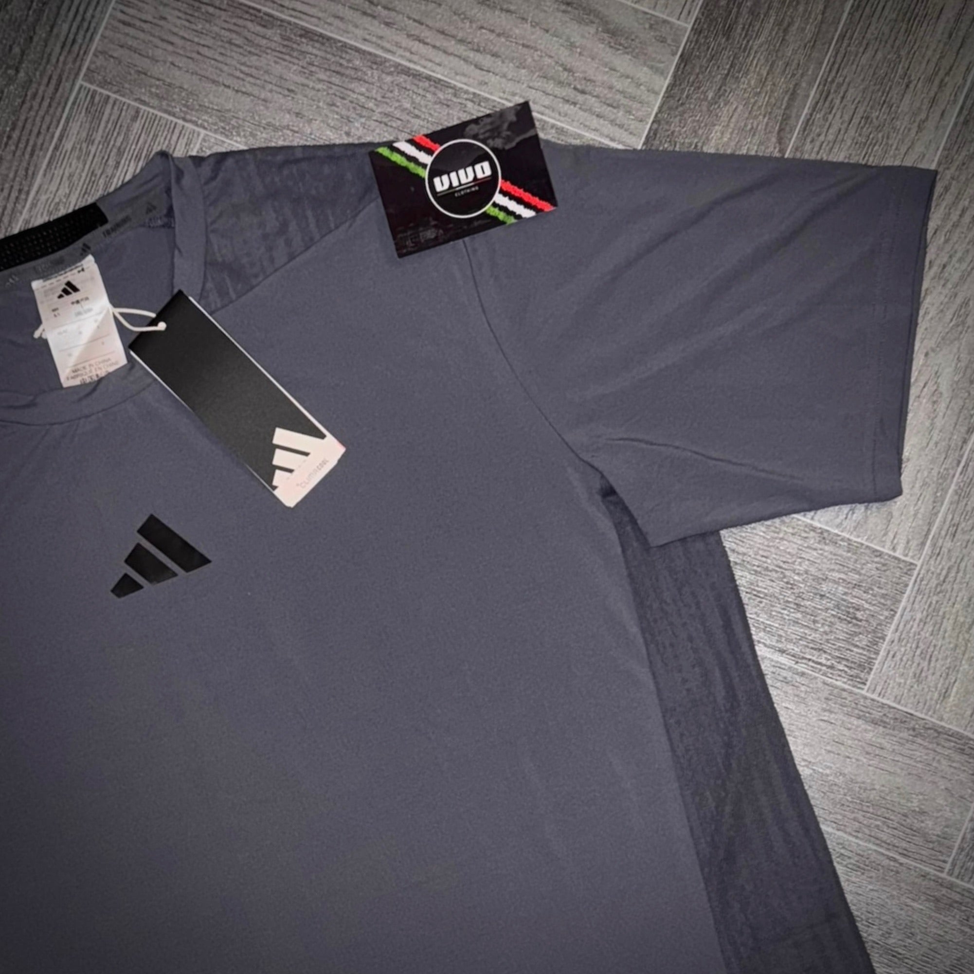 Grey Blend/Lilac Adidas Designed for Training-Intensity Tee